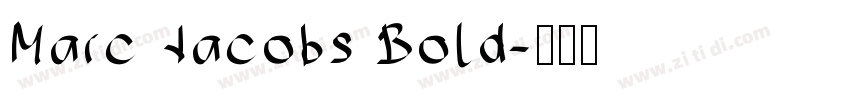 Marc Jacobs Bold字体转换